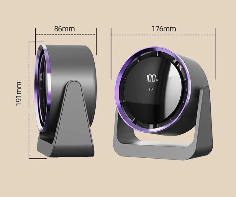 Rechargeable Standing Floor Fan with Remote Control