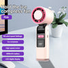 Foldable Mini Turbo Fan with Digital Display