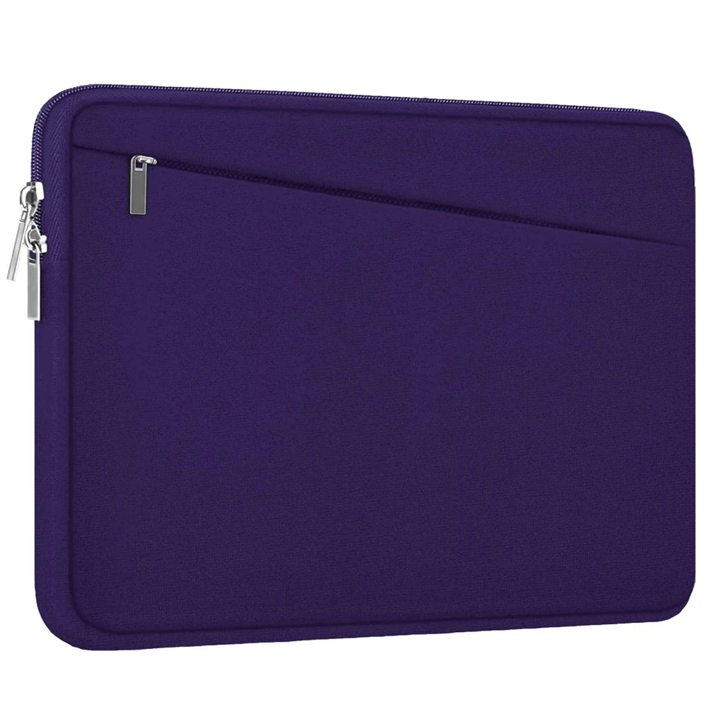 Universal Laptop Sleeve with Shockproof Padding & Accessory Pocket