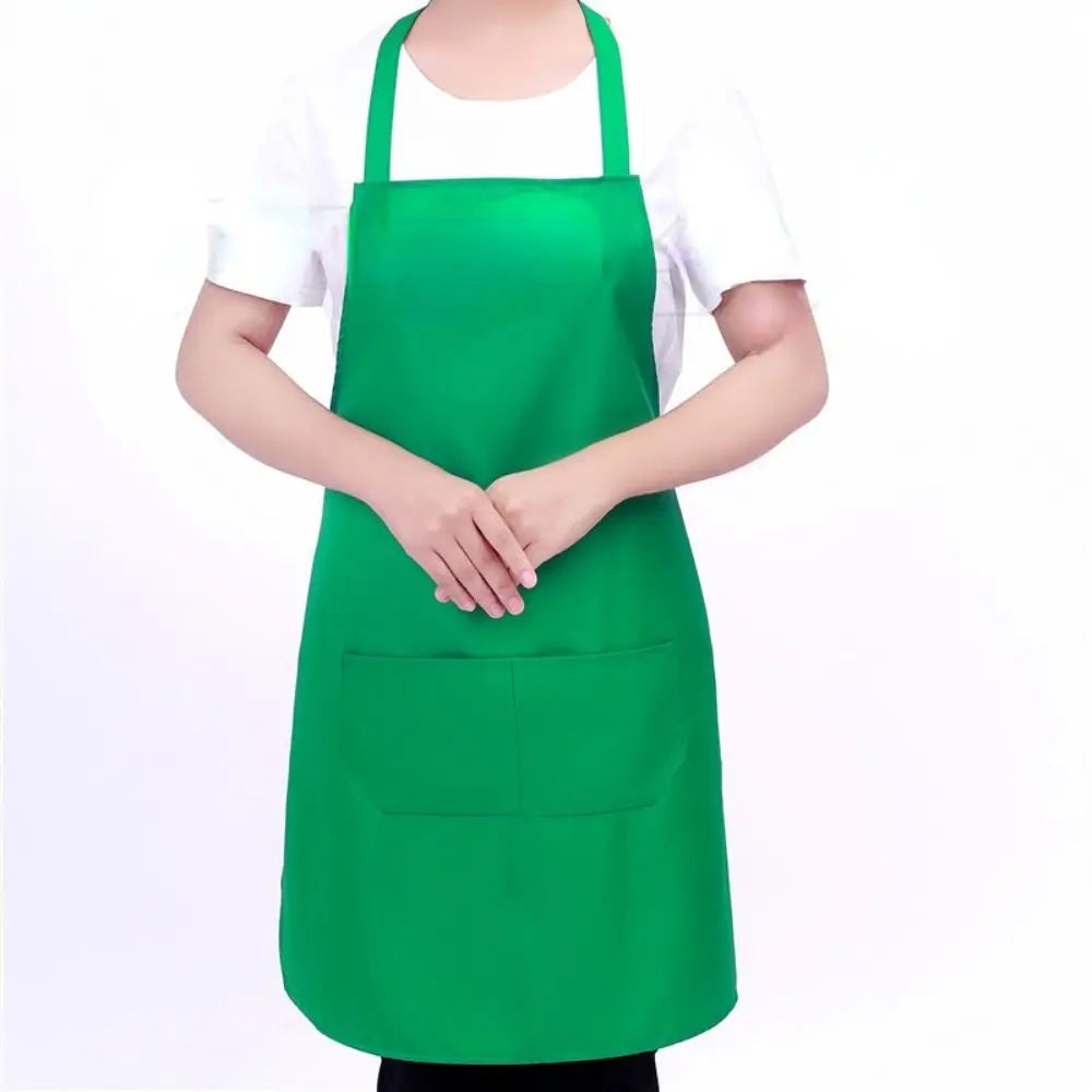 Waterproof PVC Chef Apron with Convenient Pockets