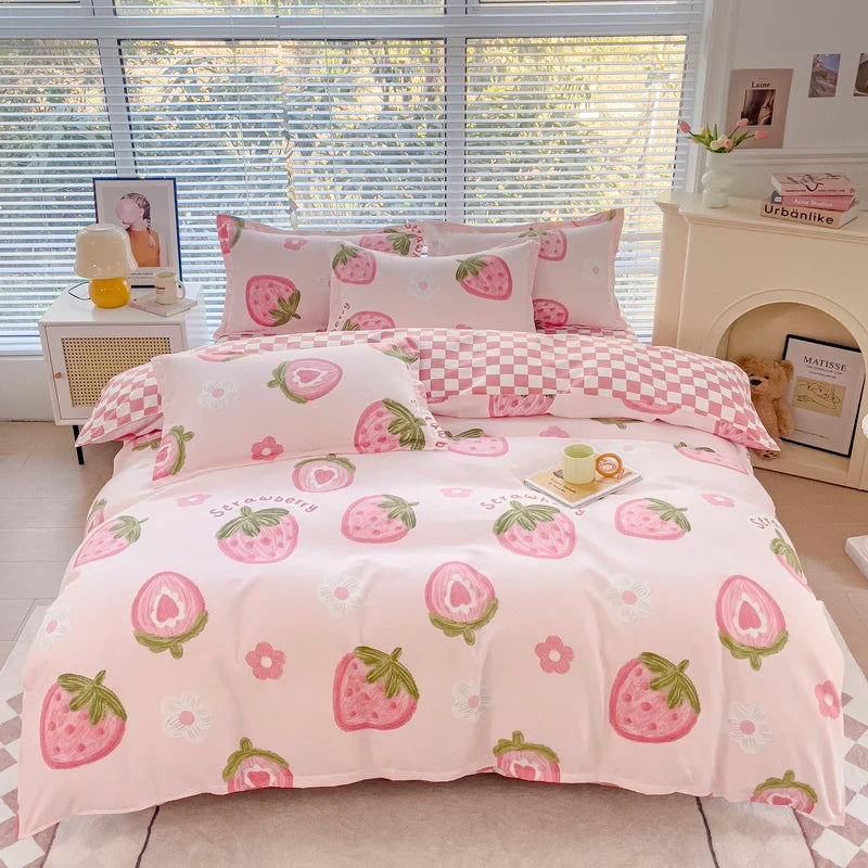 Brushed Polyester Duvet Cover with Matching Pillowcases