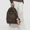 Leopard Print Casual Backpack for School & Daily Use