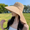 Versatile Wide Brim Straw Sun Hat