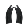 Universal Car Rear Bumper Splitters with Carbon Fiber Finish