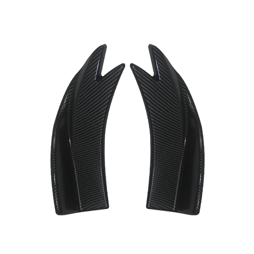 Universal Car Rear Bumper Splitters with Carbon Fiber Finish
