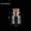 Mini Cork Stopper Glass Bottles for DIY Crafts & Decor