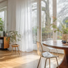 Sheer Chiffon Curtains with Light Filtering | Elegant Tulle Drapes