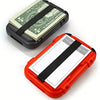 Slim RFID-Blocking Metal Wallet with Removable Money Clip