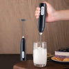 Wireless USB-C Milk Frother & Handheld Blender – Stainless Steel