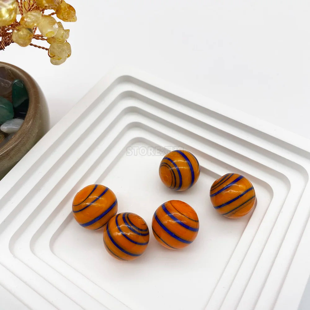Handcrafted Glass Marbles Set for Games, Décor & Collecting
