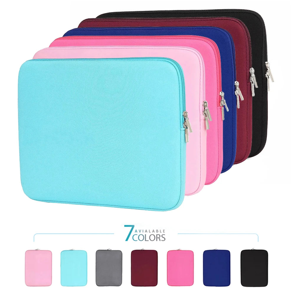 Soft Cotton Laptop Sleeve with Padded Interior