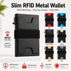 Slim RFID Blocking Aluminum Card Holder Wallet