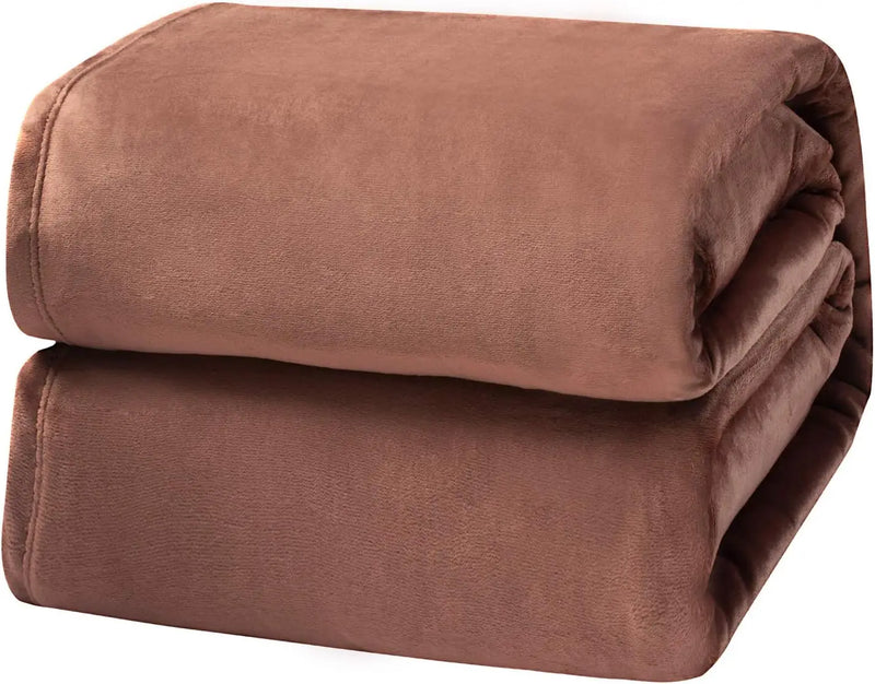 Black Microfiber Fleece Blanket