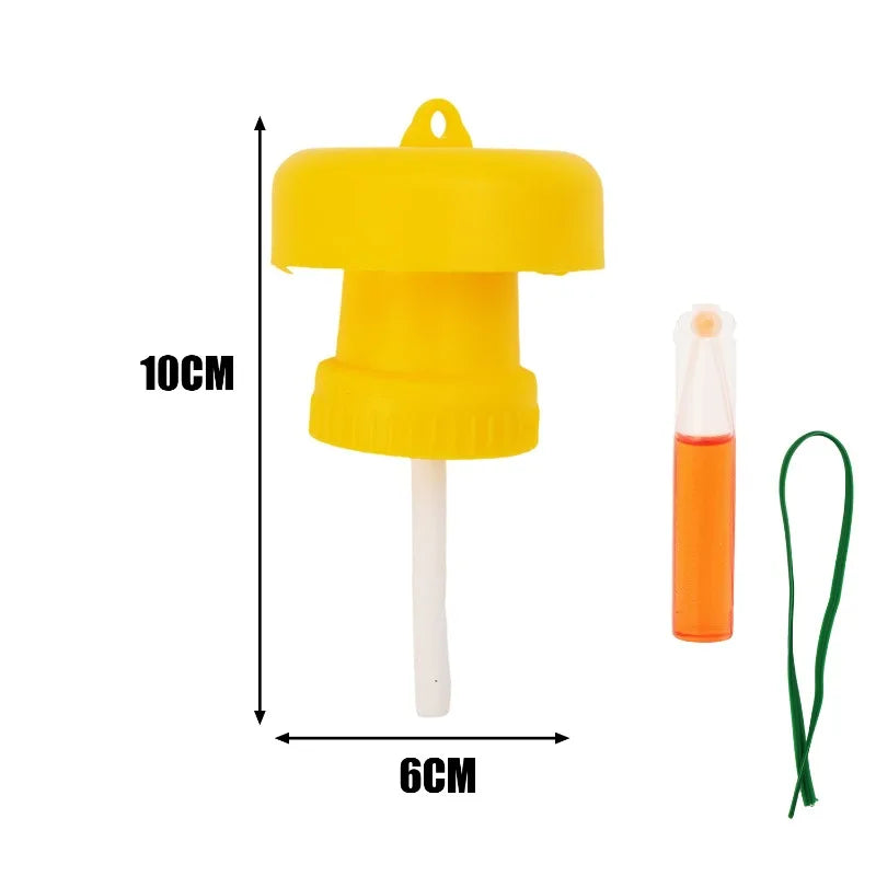 Yellow Plastic Fruit Fly Trap for Garden and Orchard