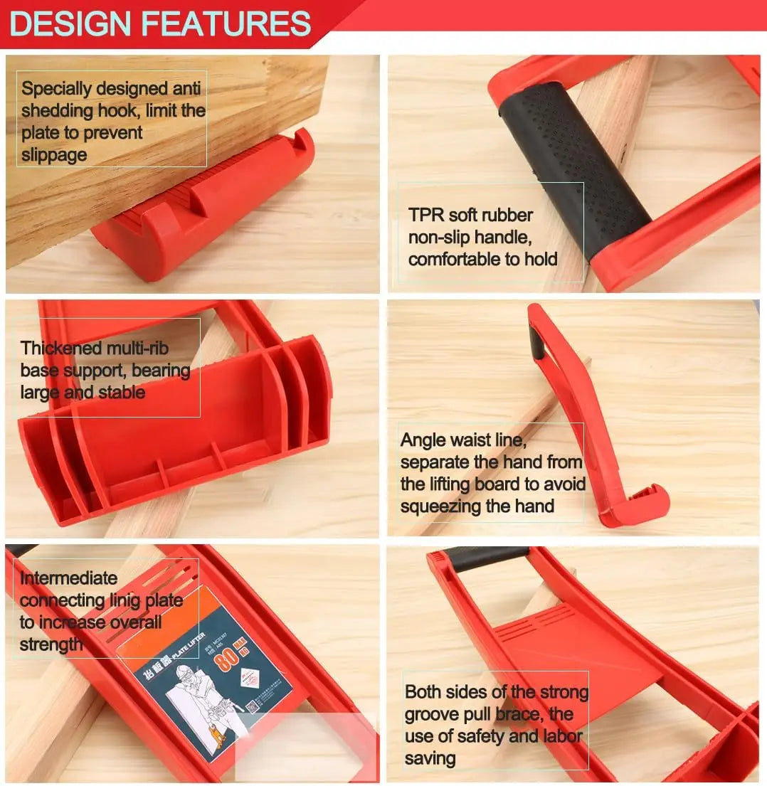 Heavy-Duty Panel Carrier for Plywood and Drywall
