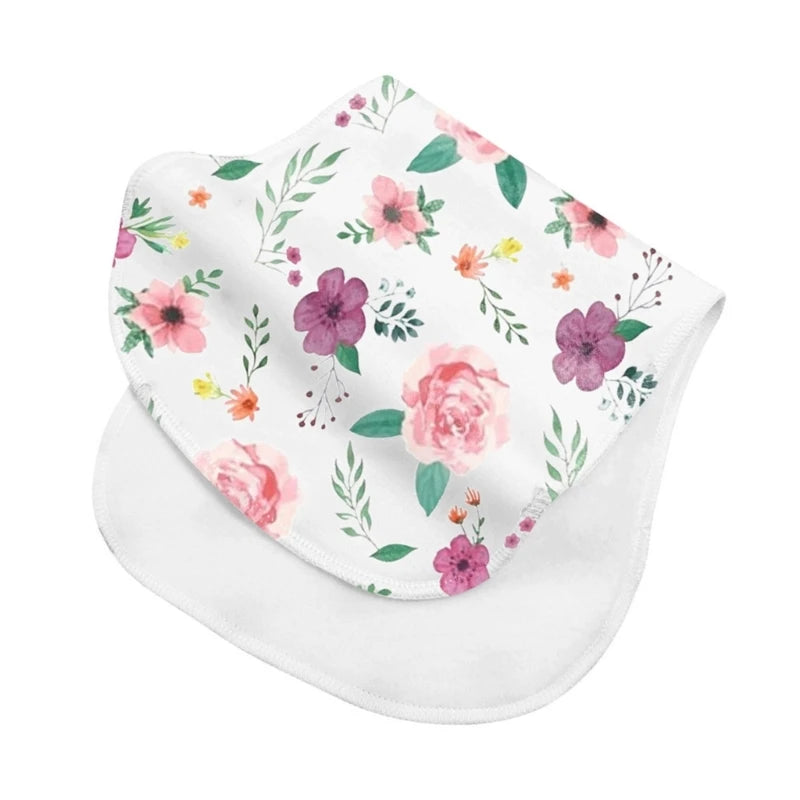 Soft Cotton Burp Cloths for Newborns (2-Pack)