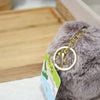 Cute Plush Hedgehog Keychain — Soft Stuffed Keyring for Bags & Keys
