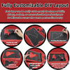 Fully customizable DIY layout foam inserts for Milwaukee tool boxes showing how to cut and insert them