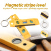 Mini Keychain Bubble Level with Magnetic Base