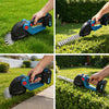 2-in-1 Cordless Hedge Trimmer & Grass Shear