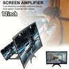 12-Inch Curved Phone Screen Magnifier for Hands-Free Viewing