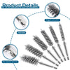 Kit de brosses métalliques en acier inoxydable de précision
