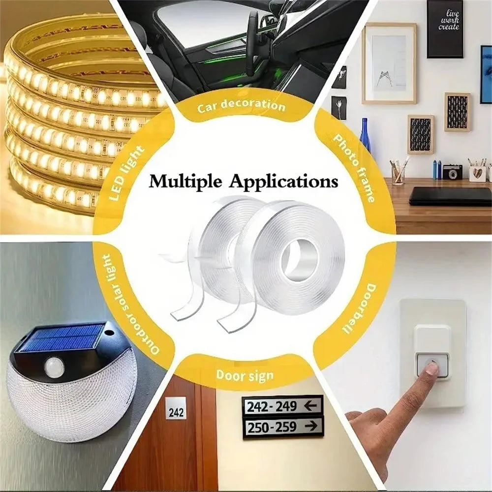 Clear Nano Double-Sided Mounting Tape
