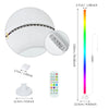 RGB LED Corner Floor Lamp with Music Sync & Remote Control