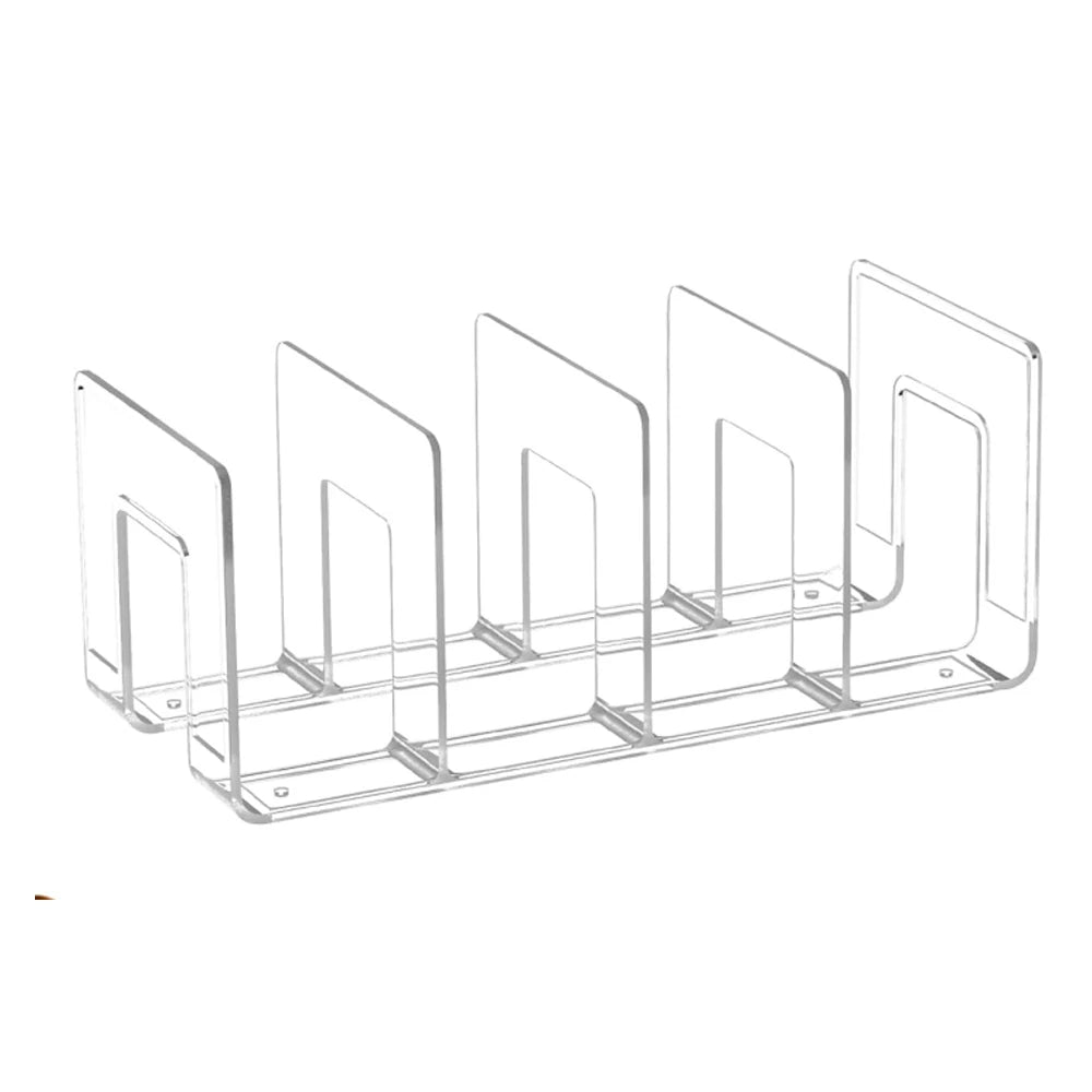 Clear 4-Section Purse Organizer for Closet, Shelf, or Display