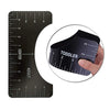 T-Shirt Alignment Ruler Set with Size Guide for Perfect Placement
