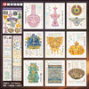 A collection of 10 traditional Chinese porcelain and decorative items, including vases, bowls, and figurines.