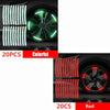 Multicolor Reflective Wheel Hub Stickers for Cars and Motorcycles