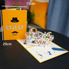 3D Pop-Up Father's Day Greeting Card with Notecard