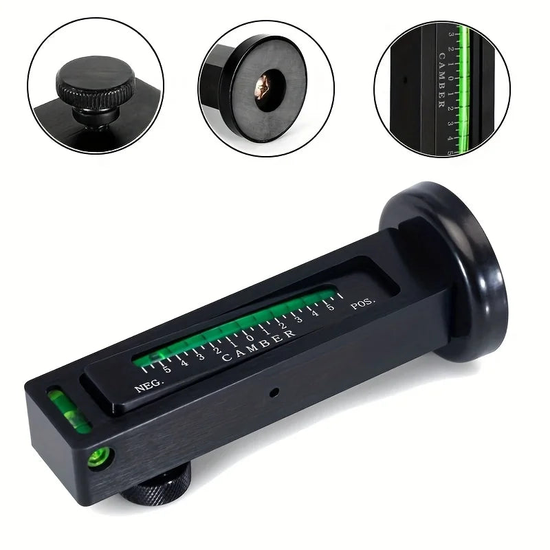 Magnetic Camber and Caster Gauge for Wheel Alignment