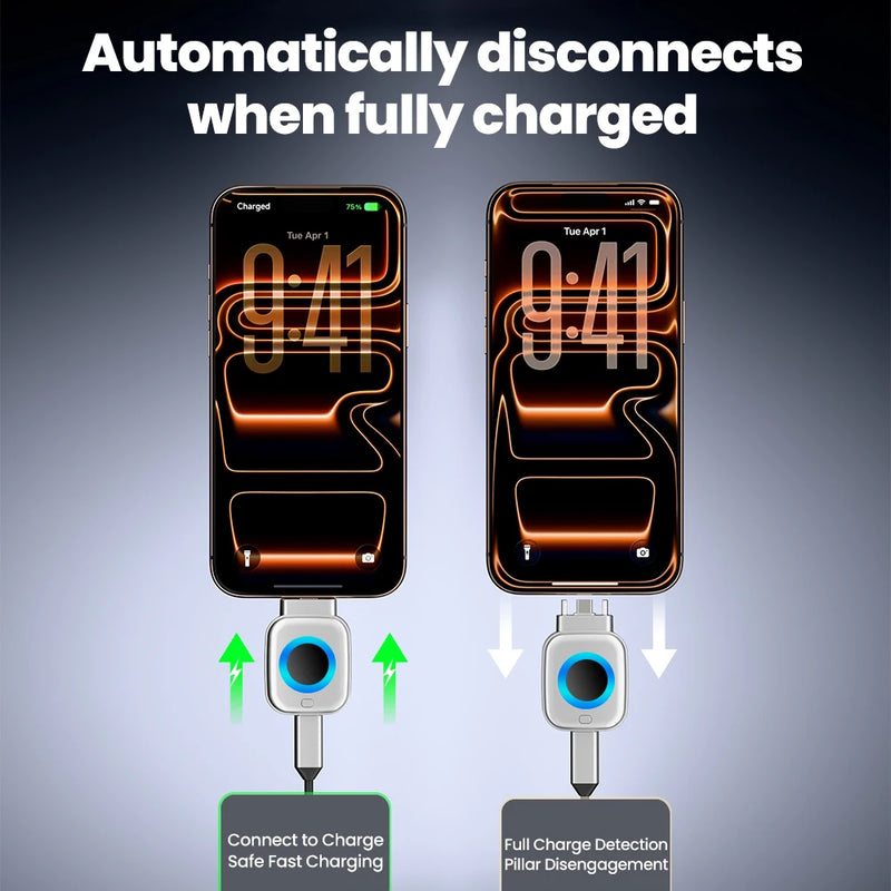 Cargador USB-C Inteligente con Apagado Automático