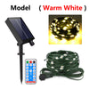 Solarbetriebene LED-Kerzenlichterkette mit Fernbedienung