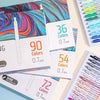 3D Embossed Acrylic Gel Pens - 6/144 Color Options