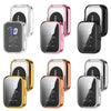 Various views of the Amazfit Bip 5 Unity protective TPU case in various colors and angles.