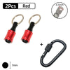 1/4" Hex Quick-Change Screwdriver Bit Holder with Keychain