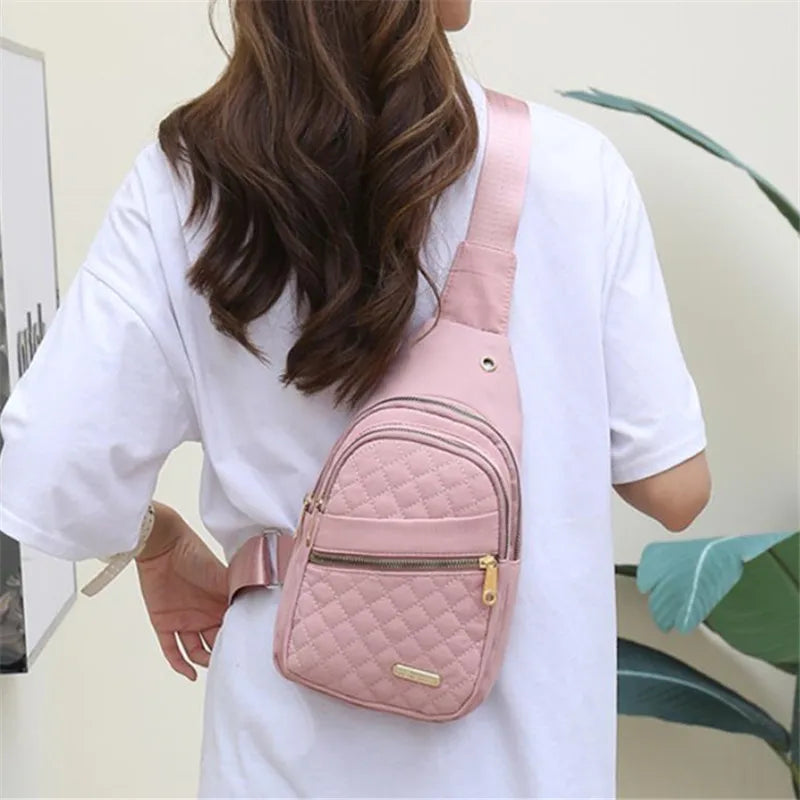 Quilted Crossbody Sling Bag for Women