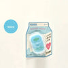 Pack of 50 mint flavored paper soap sheets in a cardboard container.