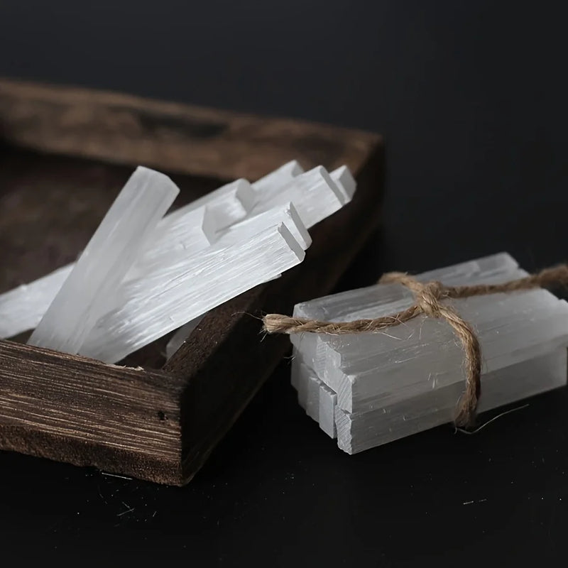 Natural Selenite Crystal Wand