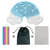 Double-Sided Silicone Fidget Board with 12 Strings