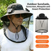 Gorro con ventilador solar y protección solar UPF 50+