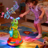 Musical LED Dancing Caterpillar Toy with Saxophone Handle