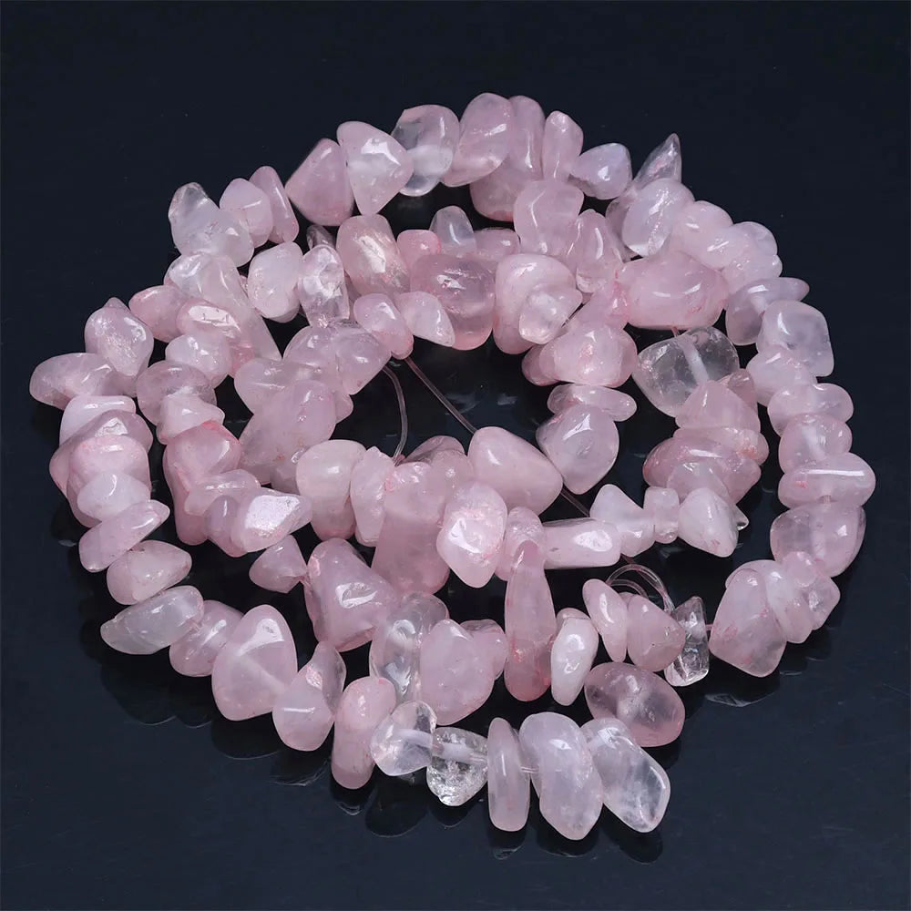 Natural Stone Beads Strand for Jewelry Making – Irregular Crystal Agate Chips