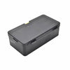 Dunkelgrabe, robuste Angel-Tacklebox von oben.