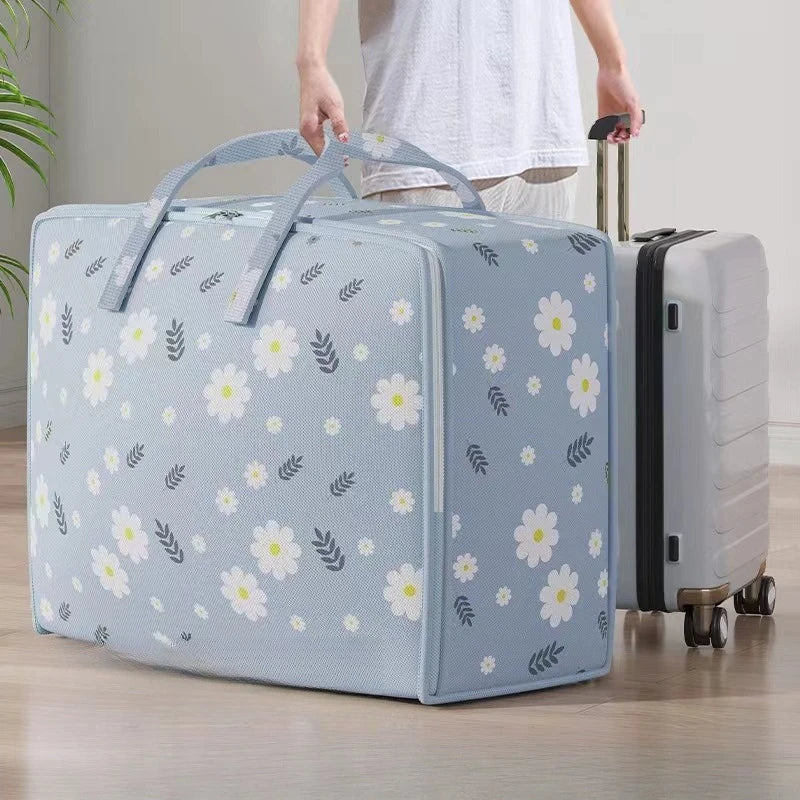 Large Foldable Blanket Storage Bags for Comforters and Bedding