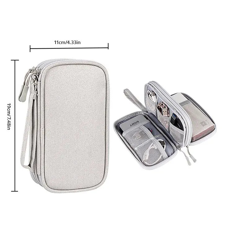 Travel Digital Organizer Bag for Cables and Accessories