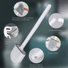 Silicone Toilet Brush with Wall-Mount Holder